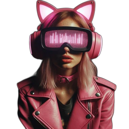 mask, jacket, robot, face transparent PNG cut-out