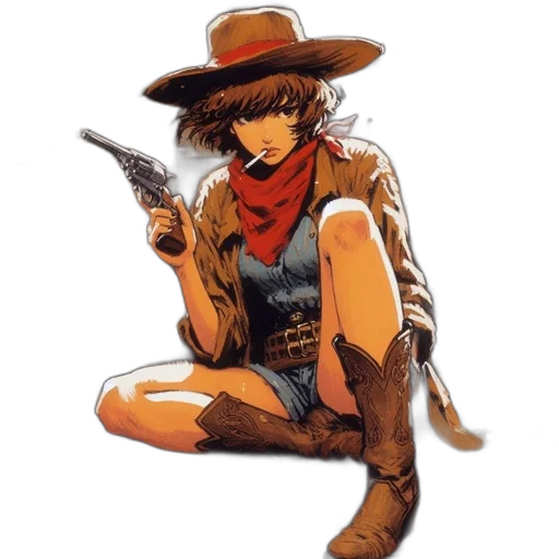 hat, weapon, jacket, staff transparent PNG cut-out