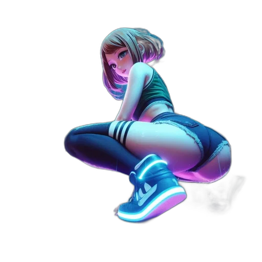 shoes, weapon, jacket, staff transparent PNG cut-out