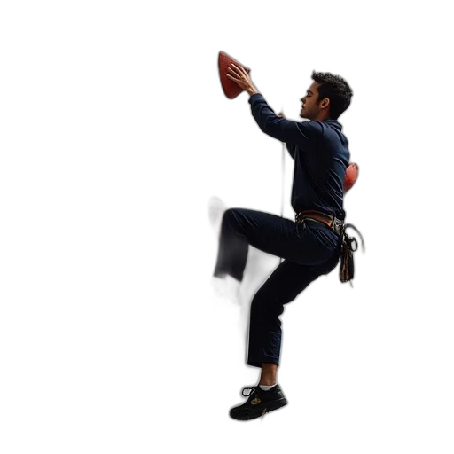 concept art, person, ascent, climbing transparent PNG cut-out