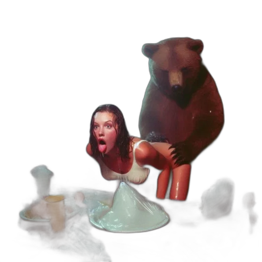 creature, animal, concept art, 3d render transparent PNG cut-out