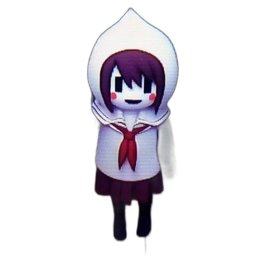 jacket, creature, staff, mask transparent PNG cut-out