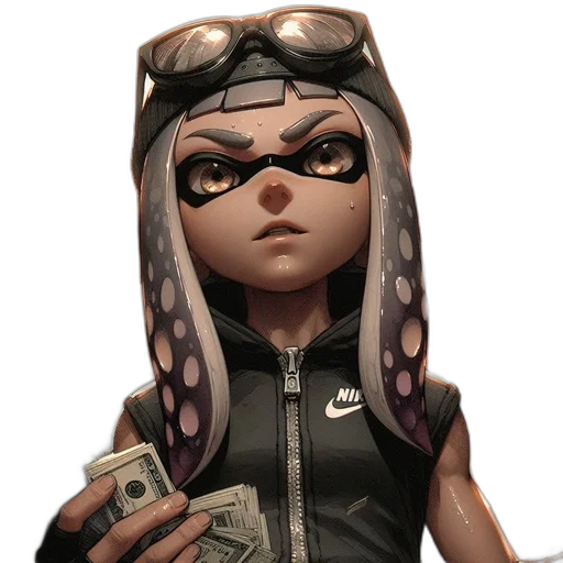 jacket, weapon, mask, face transparent PNG cut-out