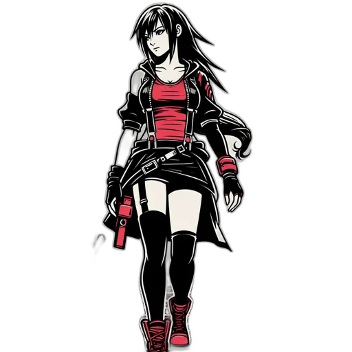 jacket, comic book art, concept art, cartoon transparent PNG cut-out
