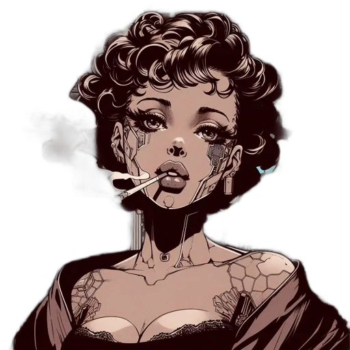 comic book art, cartoon, concept art, fantasy art transparent PNG cut-out