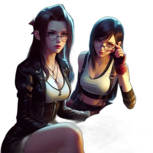 concept art, fantasy art, cyberpunk, comic book art transparent PNG cut-out
