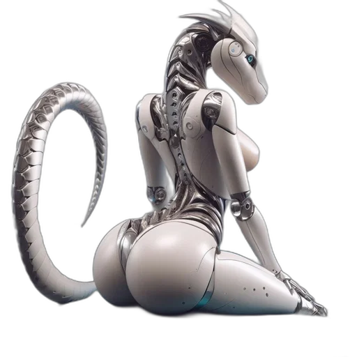 dragon, robot, creature, animal transparent PNG cut-out