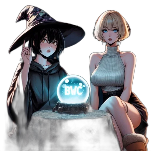 hat, concept art, comic book art, fantasy art transparent PNG cut-out