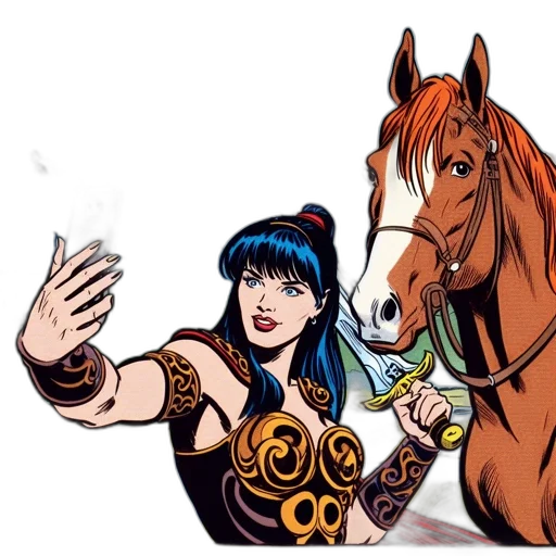 comic book art, cartoon, concept art, fantasy art transparent PNG cut-out