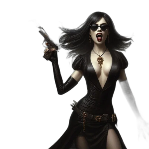 concept art, comic book art, fantasy art, photorealistic transparent PNG cut-out