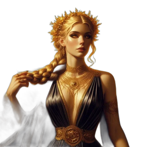 jewelry, crown, dress, fantasy art transparent PNG cut-out