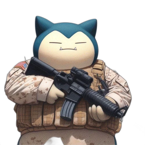 weapon, animal, staff, jacket transparent PNG cut-out