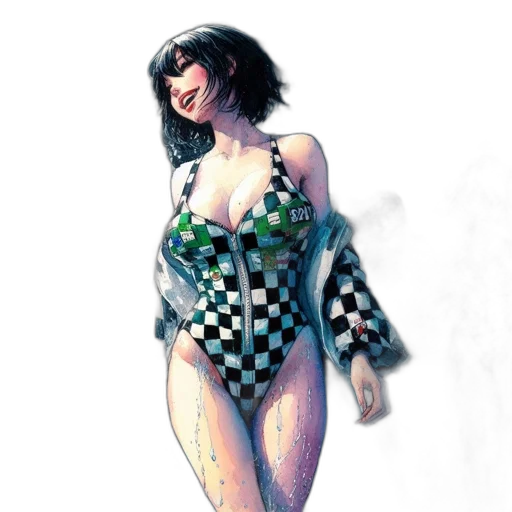 dress, concept art, comic book art, fantasy art transparent PNG cut-out