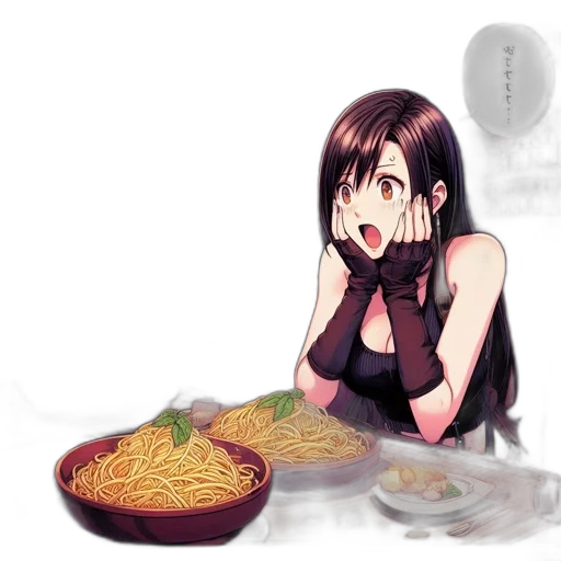 food, creature, anime, pixel art transparent PNG cut-out