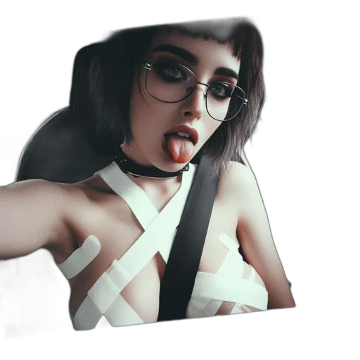 face, car, dress, creature transparent PNG cut-out