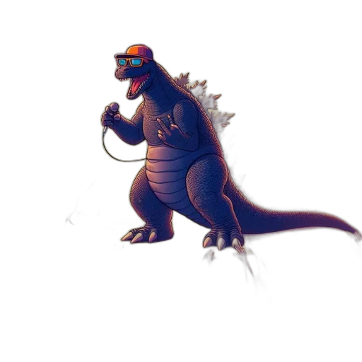 dragon, creature, animal, staff transparent PNG cut-out