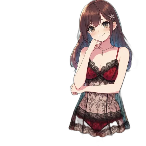 dress, flower, weapon, staff transparent PNG cut-out