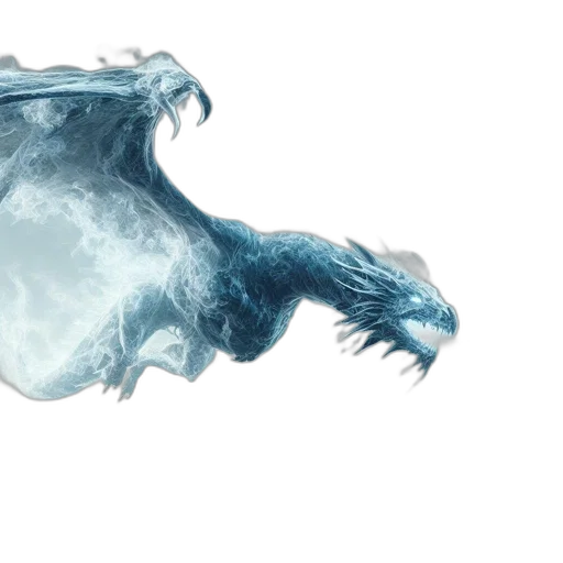 dragon, hair, creature, mask transparent PNG cut-out