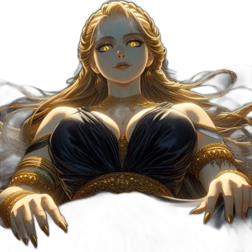 crown, jewelry, dress, fantasy art transparent PNG cut-out
