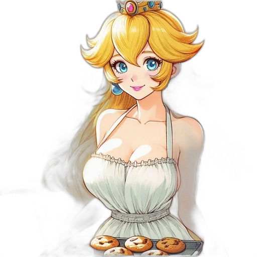 dress, food, concept art, pixel art transparent PNG cut-out