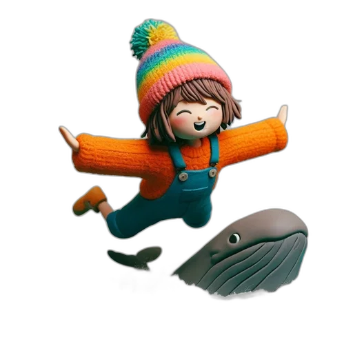 hat, creature, 3d render, concept art transparent PNG cut-out