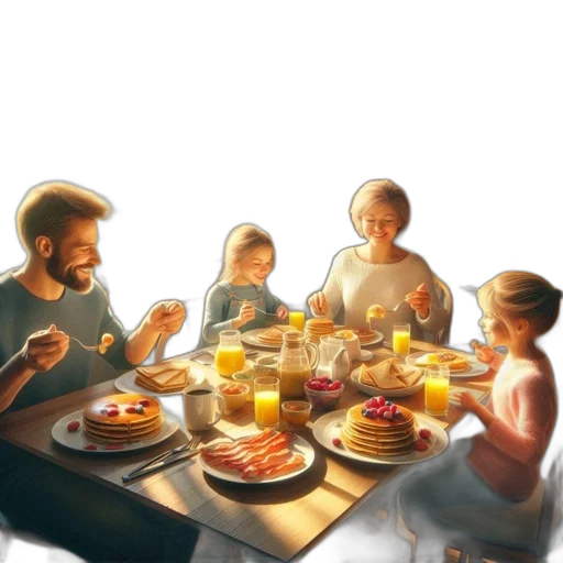 food, concept art, photorealistic, oil painting transparent PNG cut-out