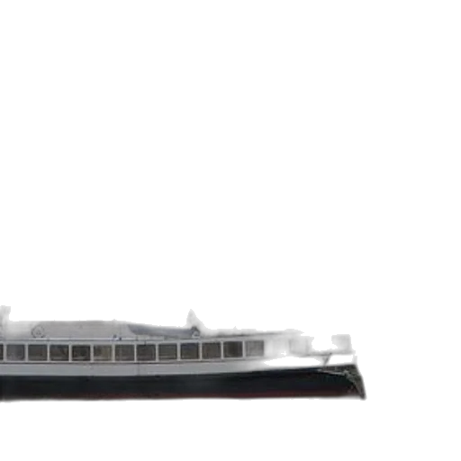 3d render, concept art, large, ferry transparent PNG cut-out