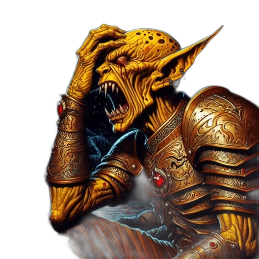 dragon, mask, face, sword transparent PNG cut-out