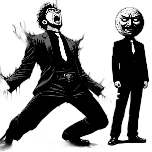 comic book art, concept art, cartoon, fantasy art transparent PNG cut-out