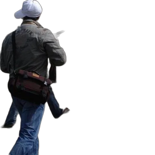 hat, jacket, staff, 3d render transparent PNG cut-out