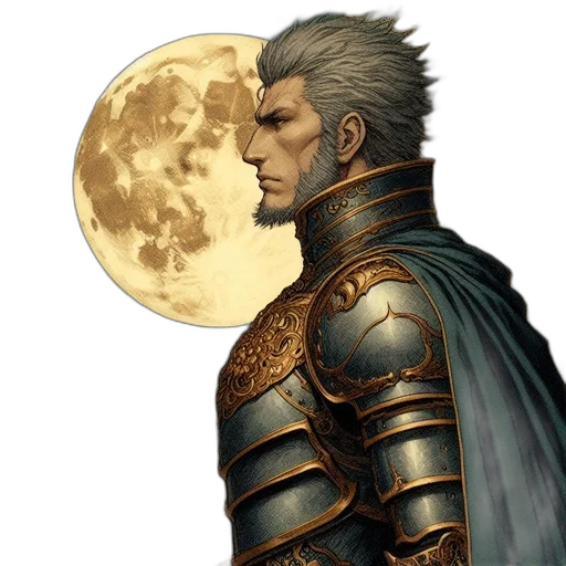 face, sword, dragon, staff transparent PNG cut-out