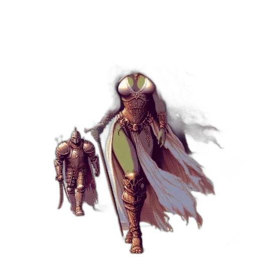 robot, sword, creature, dragon transparent PNG cut-out