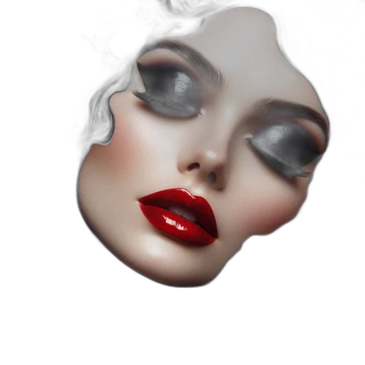 mask, face, photorealistic, 3d render transparent PNG cut-out