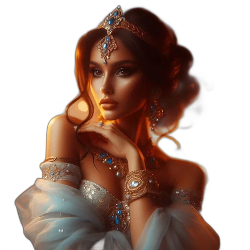 jewelry, crown, dress, face transparent PNG cut-out