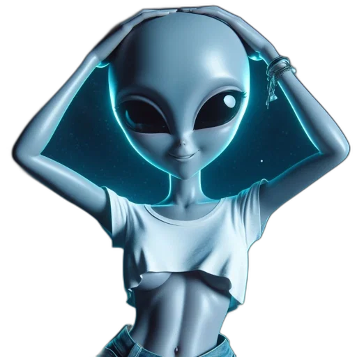 robot, creature, mask, staff transparent PNG cut-out