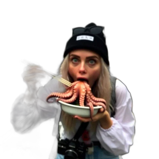 hat, creature, food, animal transparent PNG cut-out