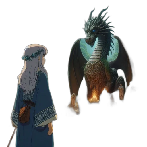 dragon, creature, fantasy art, concept art transparent PNG cut-out