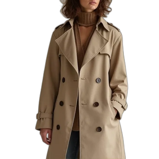 jacket, dress, photorealistic, earth tones transparent PNG cut-out