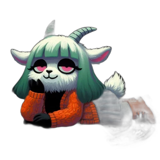 creature, animal, staff, mask transparent PNG cut-out