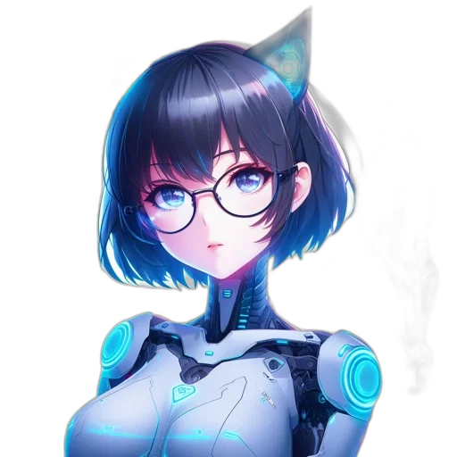 robot, staff, dress, face transparent PNG cut-out