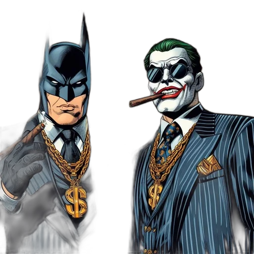 comic book art, concept art, cartoon, photorealistic transparent PNG cut-out