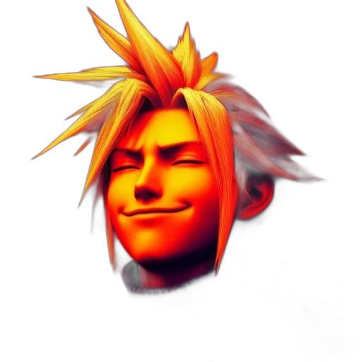 face, mask, hair, staff transparent PNG cut-out