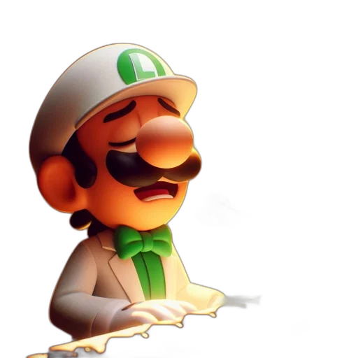 hat, mask, staff, face transparent PNG cut-out