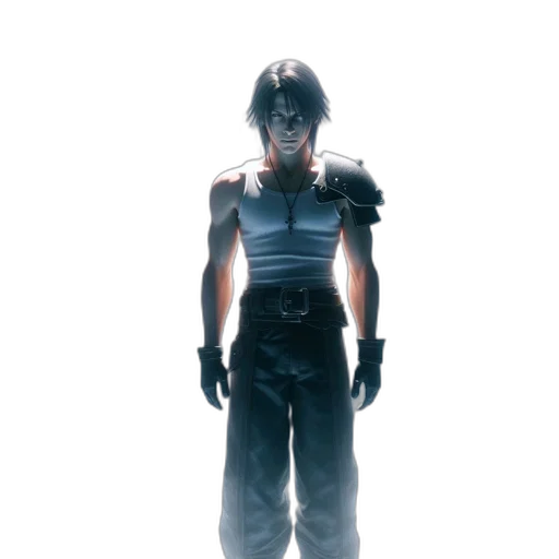 robot, weapon, staff, jacket transparent PNG cut-out