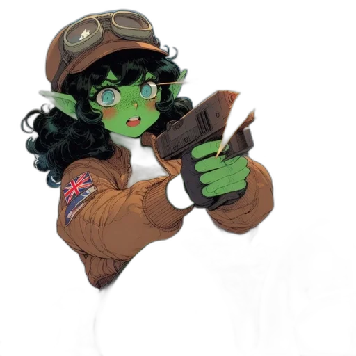 staff, jacket, weapon, concept art transparent PNG cut-out