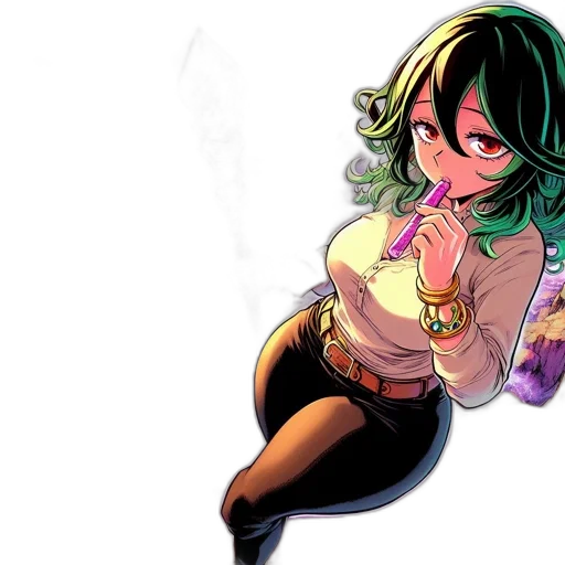 comic book art, concept art, anime, cartoon transparent PNG cut-out