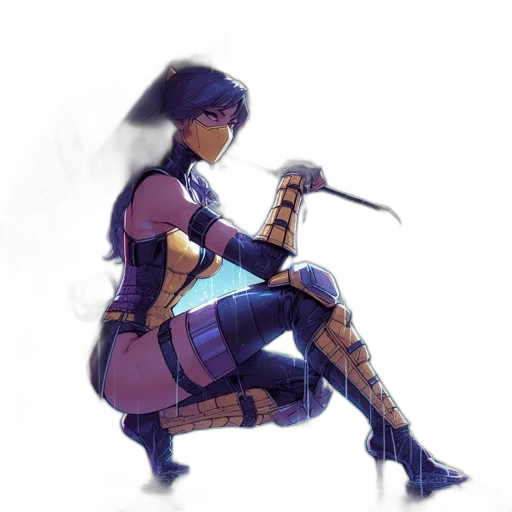 sword, weapon, staff, robot transparent PNG cut-out