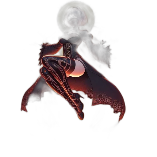 dragon, mask, creature, weapon transparent PNG cut-out