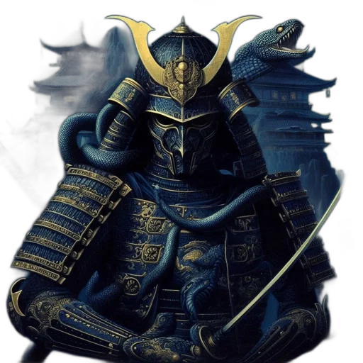 dragon, sword, mask, weapon transparent PNG cut-out