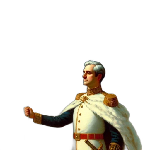 staff, crown, jacket, sword transparent PNG cut-out